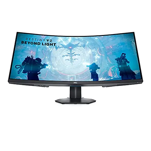 Dell S3422DWG 34-inch WQHD (3440 x 1440) 21:9 144Hz Curved Gaming Monitor, HDR 400, 1800R Curvature, Black (Latest Model) (Renewed) 8