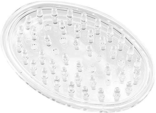 iDesign Plastic Soap Saver, Holder Tray for Bathroom Counter, Shower, Kitchen, 0.75 in. x 3.25 in. x 4.75 in., Clear 6