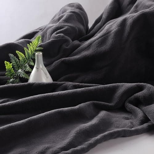 Electric Heated Blanket 72"x84" Full Size, Soft Coral Fleece with 4 Heating Levels and 10 Hours Auto-Off, Machine Washable, Cozy Plush Fabric for Home, Dark Gray 8