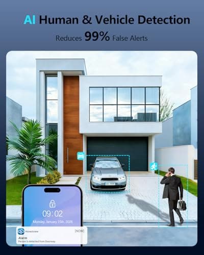 OOSSXX 4K PIR Extend Camera Outdoor Indoor Video Surveillance Security Waterproof Wired POE Camera, Home IP 4K 8MP, Night Vision, Just Extend POE Kits 7