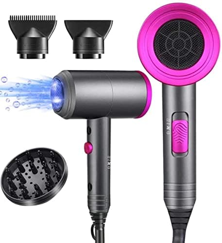 Ionic Hair Dryer, Professional Blow Dryer, Negative Ion Technology Hair Drying for Woman Men Kids Christmas Gifts