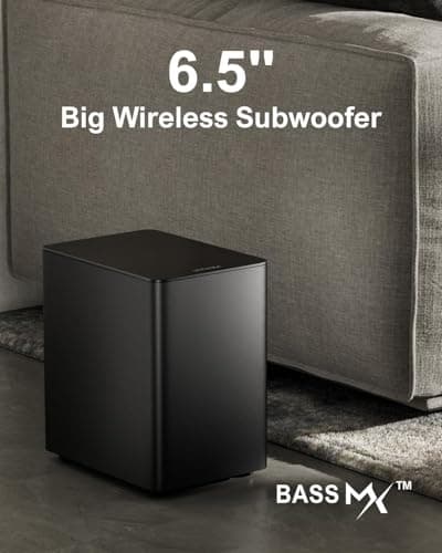 ULTIMEA 7.1 Surround Sound System for TV with Dolby Atmos, 460W Sound Bar for TV with 6.5" Subwoofer, APP Control, 4 Wired Surround Speakers, Home Theater Sound System, Poseidon D80 (2025 Upgrade) 9