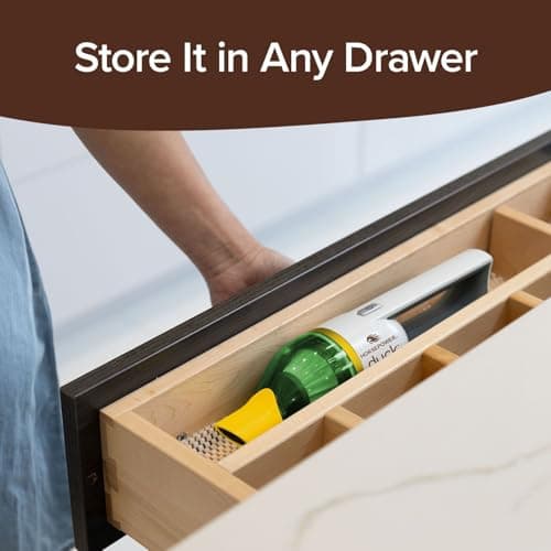 Horsepower Duck Compact Cordless Vacuum, Ultra-Powerful Upgraded Battery for Extra-Long Run Time, AS SEEN ON TV, Strong Suction, Easy to Store, Portable & Rechargeable. Home & Auto (Duck Gold) 8