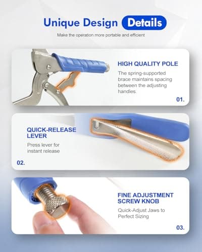 DRAGONITE Heavy Duty C Clamp, Vise Grip Locking Pliers With Swivel Pads, 15 Inch Face Clamp for Woodworking, Welding and Pocket Hole Joinery, 2 Piece 6