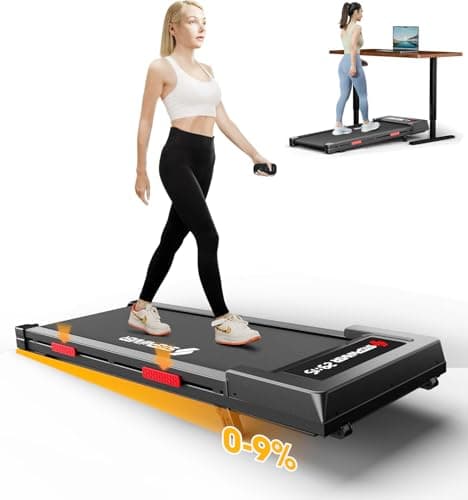 2.5HP Walking Pad with Incline 330lbs, 3 in 1 Walking Pad Treadmill 5-Level Big LED, Under Desk Treadmill for Home,Hike/Jog/Run,Portable,Small, with Remote Control,Assembly Free,Wider Belt