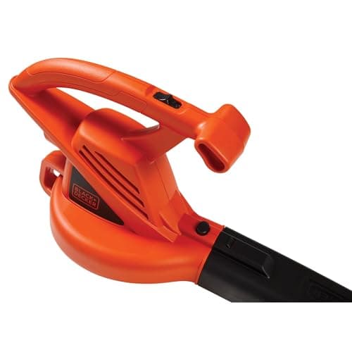 BLACK+DECKER Electric Leaf Blower, Handheld Blowers for Lawn Care, Lightweight, 180 MPH 180 CFM, 7-Amp, Corded (LB700) 7