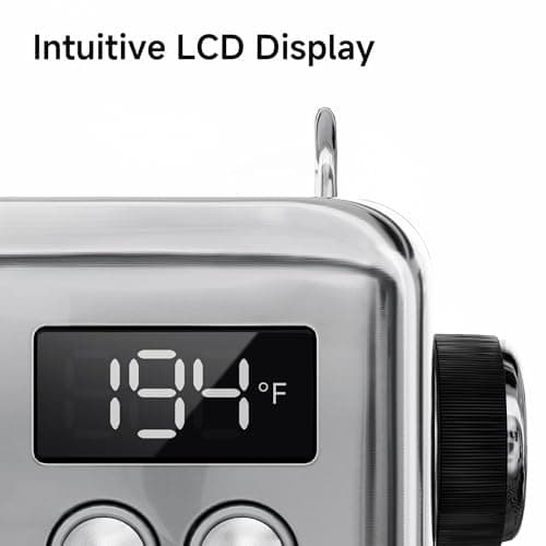 HiBREW Programmable Espresso Machine, H10A, 20-Bar Extraction Pressure, Brushed Stainless Steel, Adjustable Temperature and Cup Volume, 1.8L Removable Water Tank, Steam Wand for Milk Frother, Silver 5