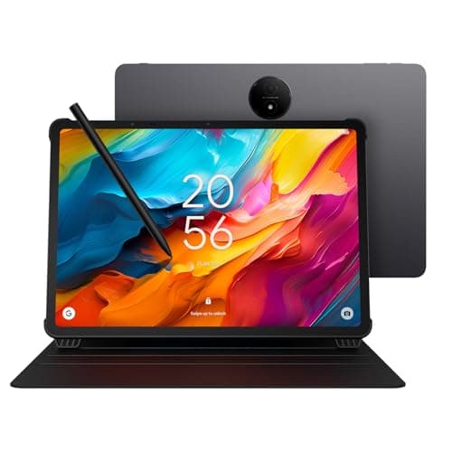 TCL NXTPAPER 14 Android Tablet, 14.3" Paper-Like Display Drawing Pad, Digital Notebook & Musician Tablet with 4096-Level Stylus & Flip Case, 8+8GB RAM, 256GB Storage, 10000mAh, Multi-Window, Gray