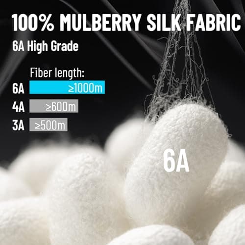 ATreebay 100% Mulberry Silk Sleep Mask, Large Eye Cover for Sleeping, Comfortable and Pressure-Free Sleeping Masks for Women Men, Completely Blackout (Taupe) 6