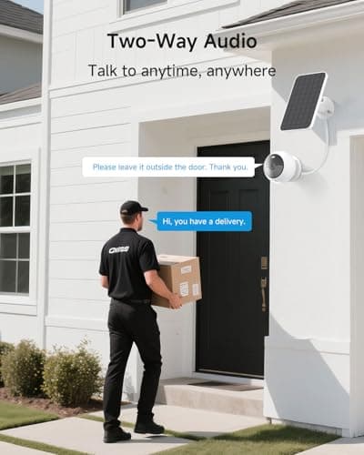 Noorio Solar Security Cameras Wireless Outdoor, 1080P Battery Powered Magnetic Outdoor Camera with AI Motion Detection, 2.4G WiFi Home Security Camera Color Night Vision, 32GB Local Storage 7