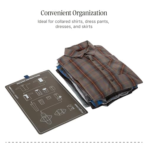 Eagle Creek Pack-It Reveal Garment Folder - Travel Garment Bag with Compression Wings to Maximize Luggage Space - Convenient Top Handle - Quick Drying Material - Black - Large 5