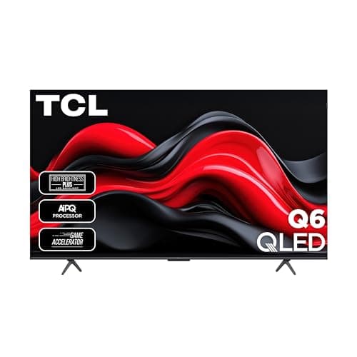 TCL 55-Inch Q65 QLED 4K UHD Smart TV with Google TV (55Q651G, 2024 Model) Dolby Vision, Dolby Atmos, HDR Pro+, Game Accelerator Enhanced Gaming, Voice Remote, Works with Alexa, Streaming Television
