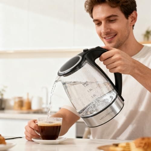 Megawise Electric Glass Kettle with Auto Shut-Off (1.8L) 8
