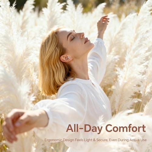 Xmenha Flat Sleep Mini Invisible Small Tiny Earbuds Wireless Bluetooth Ear Buds for Sleeping Headphones Micro Smallest Discreet Sleep Earbuds Earphones for Side Sleepers, Small Ears Canals Women, Work 6