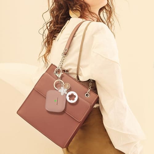 Case for Apple Airpods 4 - VISOOM Airpods 4 Cases 2024 Cover Women Anti-Drop Silicone iPods 4 Earbuds Wireless Accessorie Charging Cases Girl Bling Keychain for Airpod iPods 4th Generation 6