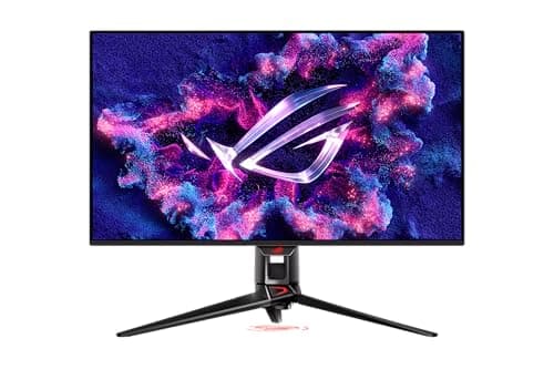 ASUS ROG Swift 32” 4K OLED Gaming Monitor (PG32UCDM) - UHD (3840 x 2160), QD-OLED, 240Hz, 0.03ms, G-SYNC Compatible, Custom Heatsink, Graphene Film, 99% DCI-P3, True 10-bit, 90W USB-C 10