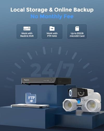 REOLINK Duo Floodlight PoE, 4K Dual-Lens Security Camera, Outdoor PoE IP Camera with 180° Ultra-Wide Angle, 1800 Lumen Floodlight, Human/Vehicle/Pet Detection, Two Way Talk, Waterproof 7