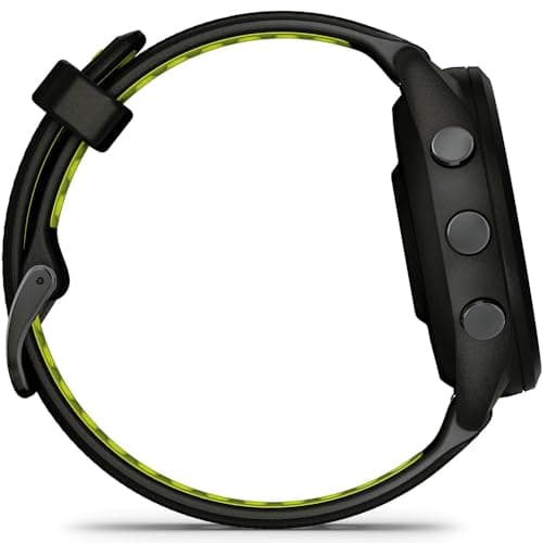 Garmin 010-02810-03 Forerunner 265S GPS Smartwatch Black/Amp Yellow Bundle with Deco Essentials Exclusive 26 Month CPS Enhanced Protection Pack 6