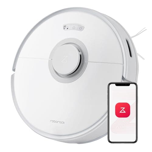 roborock Q7 Max Robot Vacuum and Mop Combo, 30-Level Water Flow Control, 4200Pa Suction, PreciSense LiDAR Navigation, No-Go Zone, No-Mop Zone, App & Voice Control, Ideal for Pet Hair