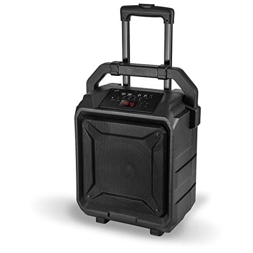 iLive ISB659B Wireless Tailgate Party Speaker, with Built-in Rechargeable Battery and Roller Wheels, Black 3