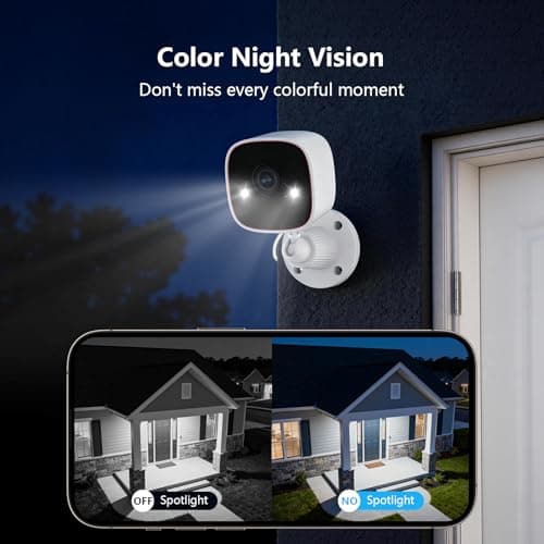 Anakk 2.4Ghz Indoor Outdoor Security Camera with SD Card, 2K Full HD WiFi Camera for Home/Baby/Pet, Night Vision, 2 -Way Audio, 24/7 Recording, Human Motion Detection 5