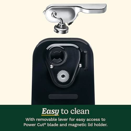 Cuisinart Deluxe Electric Can Opener, Single-Touch Automatic Can Opener, Easy-Clean Detachable Cutting Lever, Nonslip Base, CCO-50BKN, Black 5
