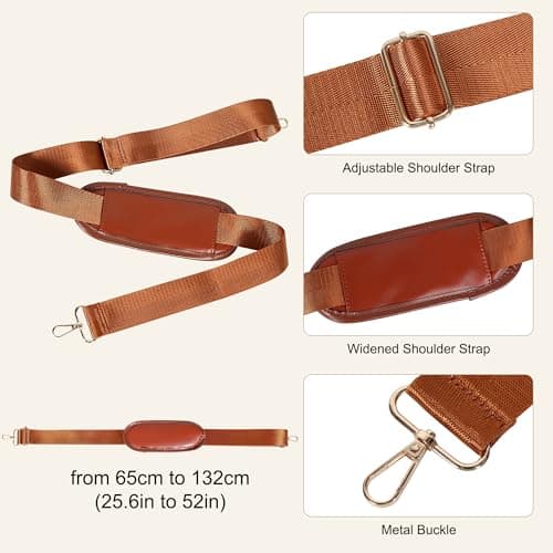 Convertible Garment Duffle Bag for Travel, Carry On Garment Bag with Shoe Pouch, PU Leather, 2 in 1 Hanging Suit Travel Bags Large Weekender Overnight Bags for Women Men (Beige) 5