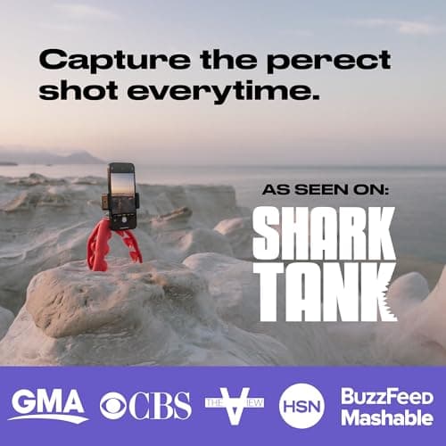 Tenikle PRO Jet Black - Flexible Tentacle Tripod for Mobile Phone and Action Camera GoPro, Insta360, DJI Osmo, Bendable Suction Cup Camera Mount & Holder, iPhone & Android Compatible 6