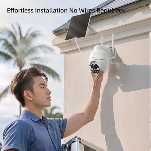 Cetey 4G LTE Cellular Solar Security Camera Wireless Outdoor, No WiFi Needed, Solar Powered IP65 Waterproof, 2K Color Night Vision, 2 Way Talk, PIR Motion Alerts for Off-Grid Farm, Ranch 5