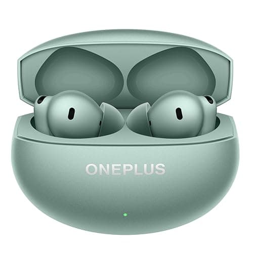 OnePlus Buds 4 Bluetooth Wireless Earbuds, Zen Green, E513A, in-Ear, True Wireless with Active Noise Cancellation