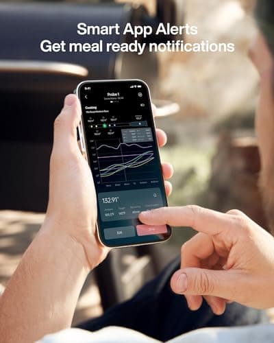 Typhur Sync WiFi Wireless Meat Thermometer Digital, 2 Probes, Smart Base, LCD Display, Unlimited Range, Bluetooth 5.4, Improved Stability, NIST-Certified Accuracy, BBQ, Grill, Smoker, Oven, Kitchen 7