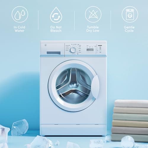 Comfort Spaces Coolmax Moisture Wicking Fitted Sheet ONLY Super Soft, Fade Resistant, All Elastic Deep Pocket Fits Up to 16" Mattress - Warm Weather Cooling Sheets for Night Sweats, King, White 6