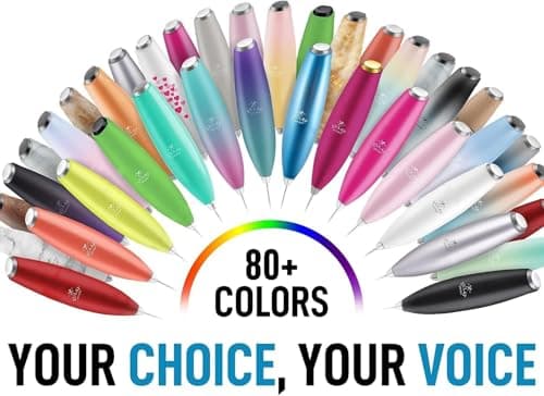 Zulay Powerful Milk Frother for Coffee with Upgraded Titanium Motor - Handheld Electric Whisk, Milk Foamer, Mini Mixer & Coffee Blender for Frappe, Latte, Matcha, No Stand - Silver 7