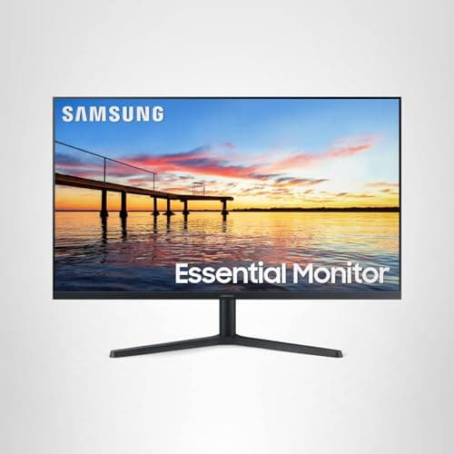 Samsung 32-Inch Flat Computer Monitor, 75Hz, Borderless Display, AMD FreeSync, Game Mode, Advanced Eye Care, HDMI and DisplayPort, LS32B304NWNXGO, 2024 12