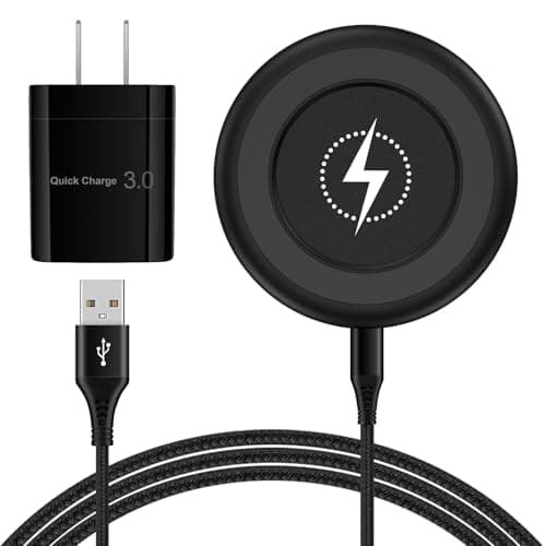 Samsung Wireless Charger Fast Charging Pad for Samsung Galaxy S26 Ultra/S25 Ultra/S25 Plus/S24FE/S23/S22/S21/S20,15W Android Phone Wireless Charging Station with Adapter for Google Pixel 10Pro XL 9a 8