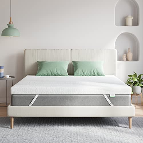 Novilla 3 Inch Gel Memory Foam Mattress Topper Twin, Ventilated Twin Size Topper for Comfort Body Support & Pressure Relief, Non-Slip Design Soft Topper with Breathable Cover, N-M03503-3-T, White