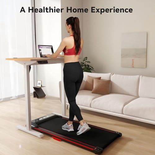 GTPLAYER Walking Pad,Treadmills for Home Office, 2.5HP Portable Under Desk Treadmill with APP, Remote Control, Led Display, 300 Lbs Capacity 6