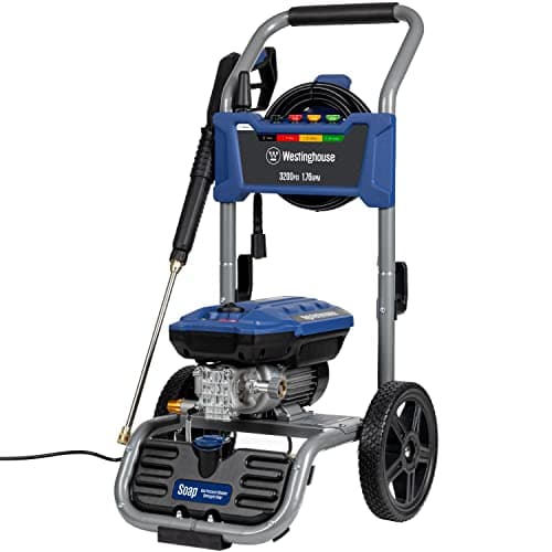 Westinghouse WPX3200e Electric Pressure Washer, 3200 Max PSI and 1.76 Max GPM, Induction Motor, Onboard Soap Tank, Spray Gun and Wand, 5 Nozzle Set, for Cars/Fences/Driveways/Homes/Patios/Furniture 10