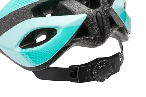 Schwinn Thrasher Bike Helmet for Adult Men Women Age 14+ with Suggested Fit 58-62cm, No Light Option, Lightweight with Adjustable Side and Chin Strap, Bike Accessories, Teal/White 6