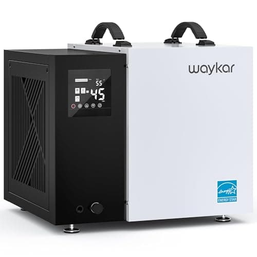 Waykar 70 Pint Energy Star Crawl Space Dehumidifier with Drain Hose, Commercial Dehumidifier for Basements and Home, for Spaces up to 5000 Square Feet, Smart Humidity Control - 5-Year Quality Coverage