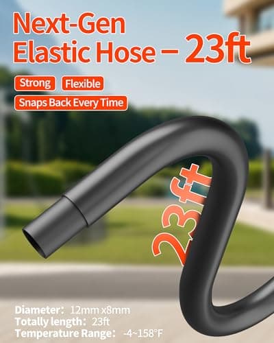 Cordless Pressure Washer Battery Powered; 1100PSI 2.4 GPM Portable Cordless Power Washer with 6-in-1 Nozzle, Foam Cannon, 21V Battery&Charger; Handheld Battery Pressure Washer (SturdyOrange) 5