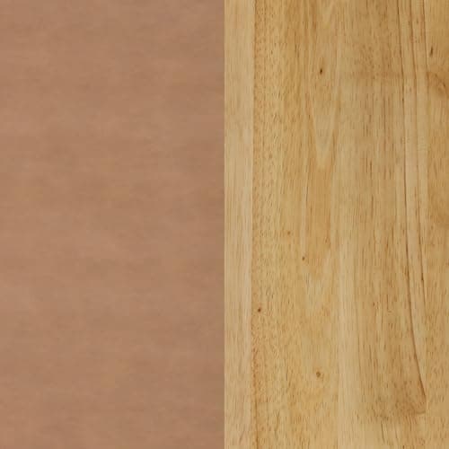 Nathan James Cohen Mid-Century Modern Leather Bar Stool, Counter Height Chair in Solid Wood Frame with Footrest and Woven Leather Back for Kitchen, Natural Brown, 1 count, Barstool - 24" 9