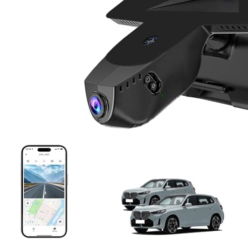 Front 4K Dash Cam for BMW X3 M 2018-2024 M40i Sdrive Xdrive30i 30e G01,G-Sensor,UHD 2160P Video,Built-in WiFi & APP,Loop Recording,WiFi & App,Plug&Play,64GB Card