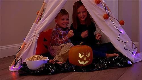 ANIMAT3D Jabberin Jack Rockin Jack Edition Talking Animated Pumpkin with Built in Video Projector & Speaker Plug'n Play 6