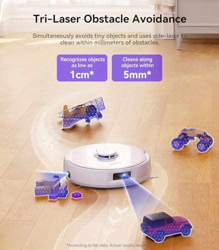 NARWAL Freo X Ultra Robot Vacuum and Mop Combo, 8200Pa Robot Mop & Vacuum, Auto MopDrying/Washing, Self-Empty, Zero-Tangling,DirtSenserm, Maintenance-Free Base Station, Self-Contained Dust Processing 7