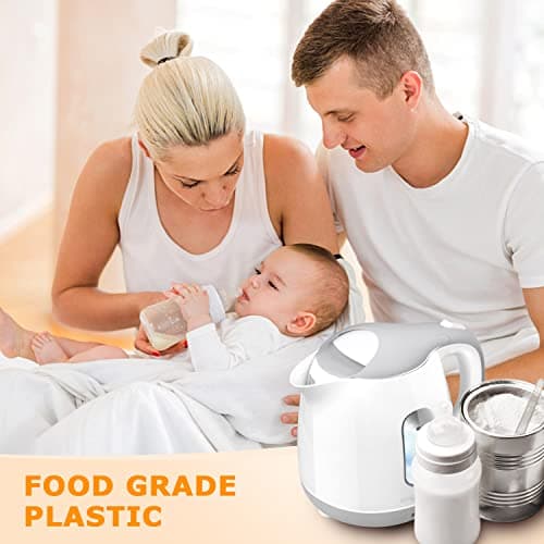 Aigostar Small Electric Kettle, 1L Portable Electric Tea Kettle 1100W with Automatic Shut-Off and Boil Dry Protection, Travel Hot Water Boiler Cordless for Making Coffee and Tea, BPA-Free, Grey 6