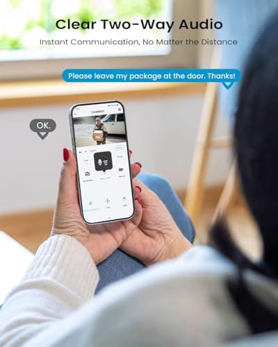 ieGeek Security Cameras Wireless Outdoor, 2K Cameras for Home Security, IP66 Security Camera, 360° Outdoor Camera, Color Night Vision, AI Detection, 2-Way Audio, Alexa 5