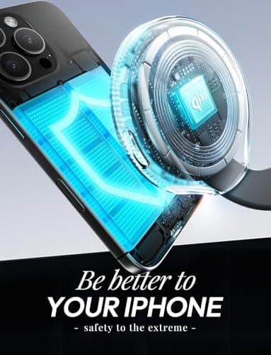 LISEN 25W QI2 Magsafe Charger Stand Cube, 3 in 1 Charging Station Apple, MagGo Travel Charger for Multiple Devices for iPhone AirPods Apple Watch (30W Charger Included) (Black) 5