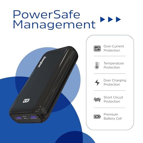 Energizer USB-C Portable Charger, 20000 mAh Power Bank Fast Charging Lightweight Battery Pack Compatible with Android/iPhone 15 16 Plus Pro Max/iPad Tablet and etc_UE20011PQ 9