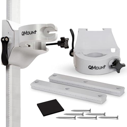 QMount Massage Gun Holder & Wall Mount - Hands-Free for Full Body Muscle Recovery - Fully Adjustable Massage Gun Wall Mount - Heavy Duty Nylon Body, No Slip, Supports Deep Massaging 9